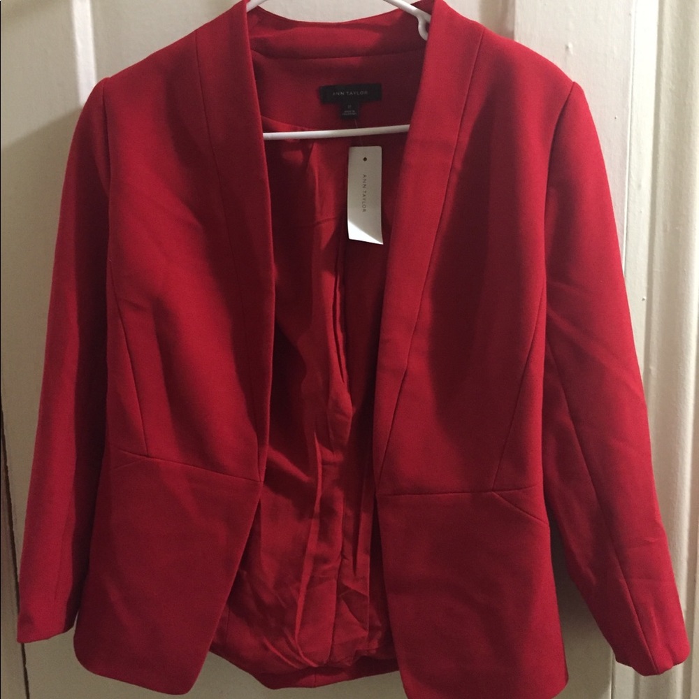 Ann Taylor Red Blazer